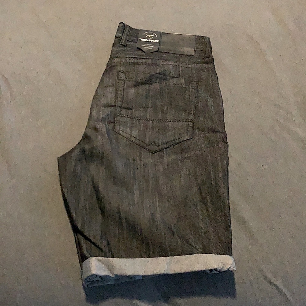 Threadbare Denim Black Jean Shorts Sz 32R